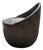 Sculptural Lounge Chair Carved From Solid Suar Wood, Modern Organic For Sale