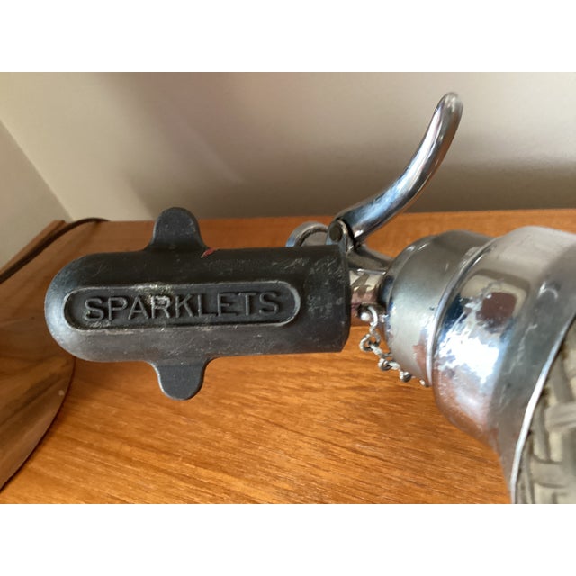 Metal Vintage English Sparklets Soda or Seltzer Siphon Dispenser For Sale - Image 7 of 12