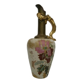 Antique Royal Doulton Burslem Dragon Carafe For Sale