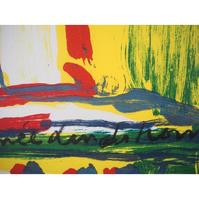 Bengt Lindström, Wild Portrait, Original Lithograph For Sale - Image 5 of 7