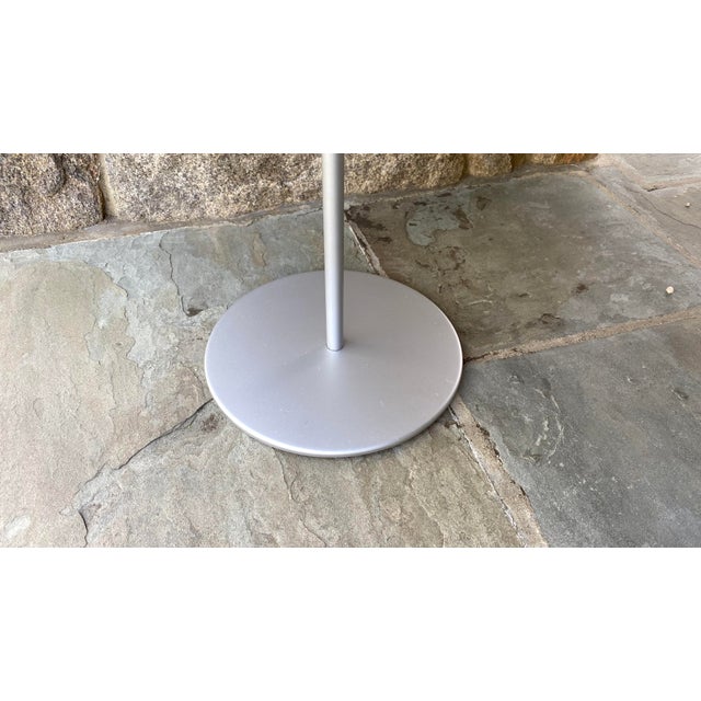 Contemporary Late 20th Century Cassina Contemporary Modern Wood and Metal Side End Table For Sale - Image 3 of 6