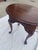 Queen Anne Queen Anne Style Oval Side Table With Drawer For Sale - Image 3 of 12