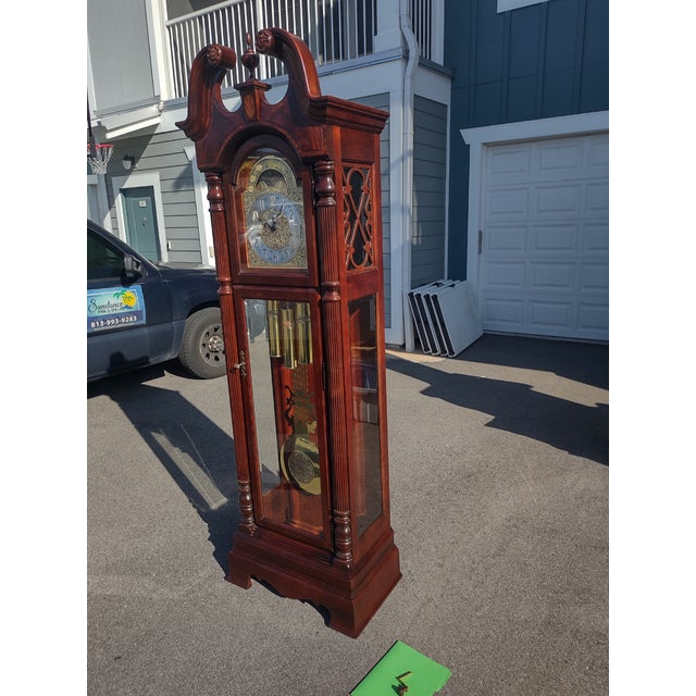 1990s Howard Miller Grandfather Clock Chairish