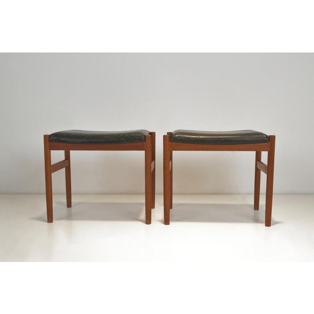 Ottoman in Teak by Hugo Frandsen for Spøttrup Stolefabrik, 1960s For Sale - Image 4 of 11