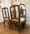 Brown Original Antique Baroque Chairs, Walnut, Circa 1760, Set of 4 For Sale - Image 8 of 15