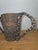 Handcrafted Primitive Clay Vessel With Wrapped Vine Handles, Rustic Folk Art Sculptural Vase For Sale - Image 11 of 12