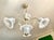 Italian Chandelier with Iridescent Murano Glass Flowers, 1980 For Sale - Image 14 of 14