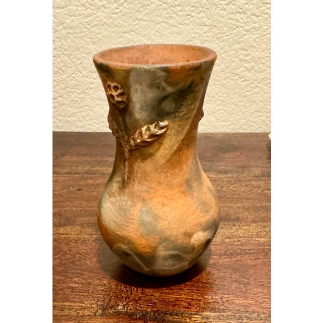 Navajo Pitch Pine Pottery Vase by Lorena H. Bartlett This exceptional Navajo pitch pine vase is the work of renowned...
