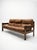 Vintage Brutalist Sofa in Cognac Leather, 1960s-1970s, in Very Good conditions. Designed 1960 to 1969