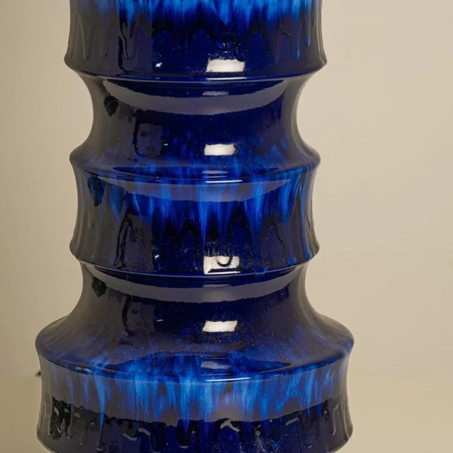 Large Ceramic Lamps from Scheurich, 1970s, Set of 2 For Sale - Image 6 of 16