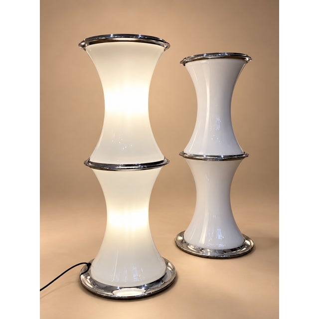 Bamboo Lamps by Enrico Tronconi, 1970s, Set of 2 For Sale - Image 4 of 6