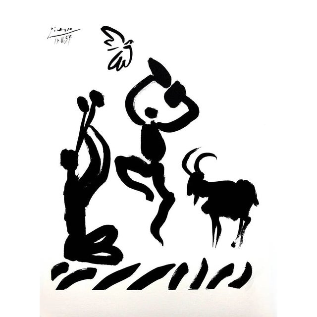 Pablo Picasso, Shepherd with Fauns, 1950s For Sale - Image 6 of 8