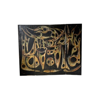 Dmitrienko, Tetraptych, 1950s, Oil on Canvas, Framed For Sale