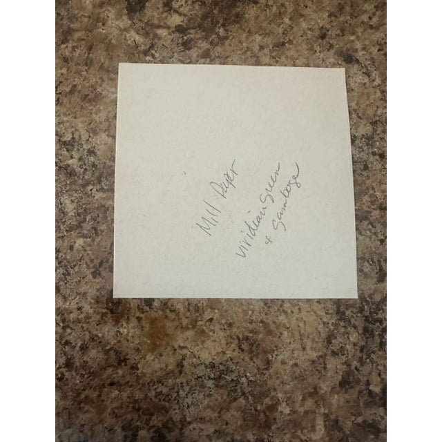 Contemporary Signed Original Watercolor Botanical by Nancy Smith For Sale - Image 3 of 3