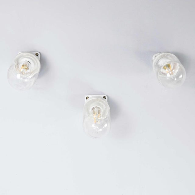 Ceramic and Glass Angled Wall Lamp For Sale - Image 4 of 14