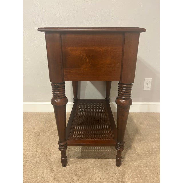 Early 21st Century Ethan Allen British Classics Caymen Night Table For Sale - Image 5 of 12