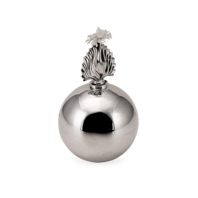Antique English Silver Grenade Table Lighter, 1898 For Sale - Image 16 of 18