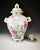Large covered vase with two openwork handles, "Kien Long" pattern, made by Haviland in Limoges for the Puiforcat company,...