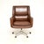 Mid-Century Modern Vintage Danish Leather Swivel Desk Chair, 1960s For Sale - Image 3 of 14