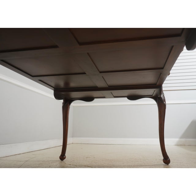 Theodore Alexander Althorp Collection Leather Top Partners Desk For Sale - Image 16 of 17