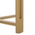 Early 21st Century Levitt Cast Glass Top Round Accent Table in Brass with Glass Top For Sale - Image 5 of 8