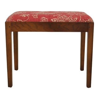 Stickley Chippendale Style Cherry Bench or Stool For Sale