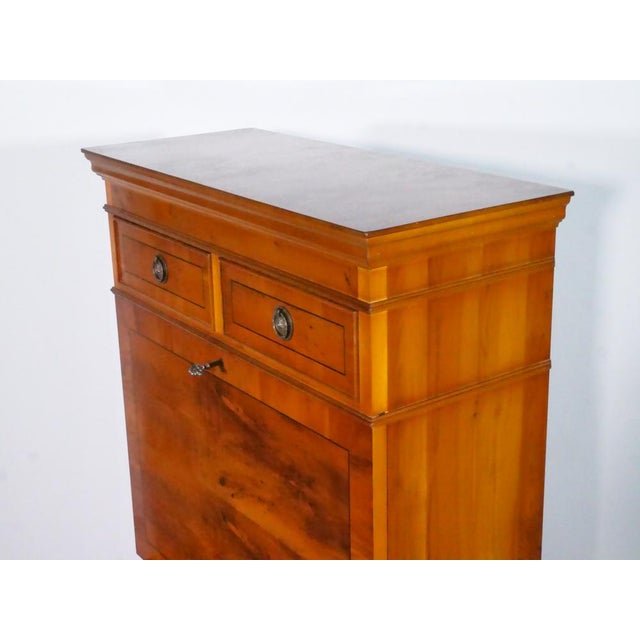 Baroque Secretary in Nut Wood, 1960s For Sale - Image 4 of 16