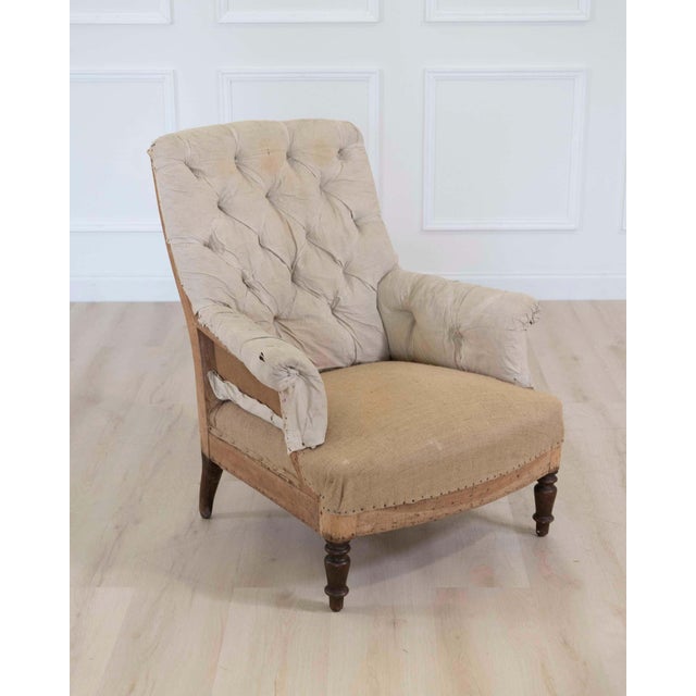 French 19th Century French Napoleon III chair For Sale - Image 3 of 7