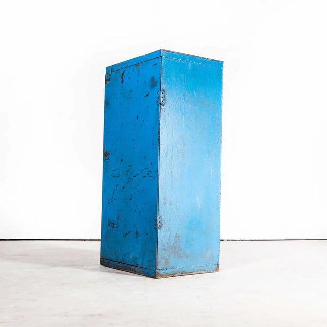Metal Vintage Industrial Metal Storage Cabinet, 1950s For Sale - Image 7 of 11