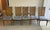 1960s Weiman Sunburst Octagonal Dining Table and Cane-Back Chairs For Sale - Image 9 of 12