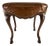 Ralph Lauren Regency Inspired Leather and Walnut Vanity Bench For Sale