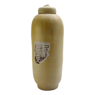 Scroll Jar by Caspi Ceramics Nl For Sale