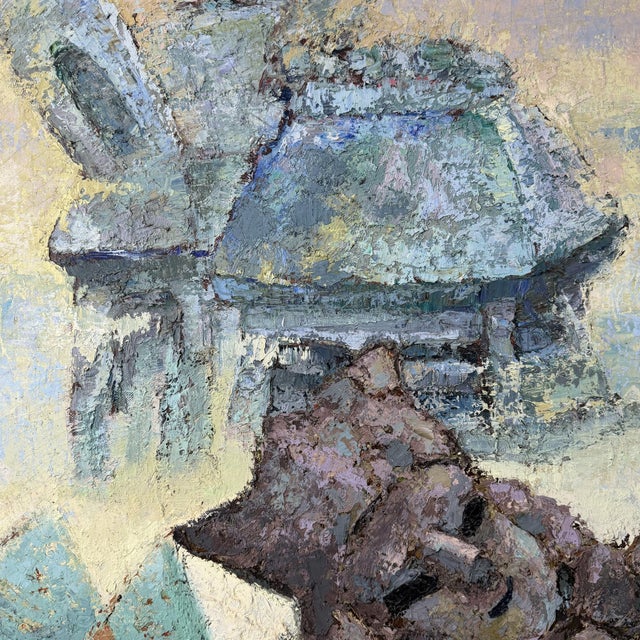 Takahashi Yoshikazu, Haniwa Figures, 1980s, Oil on Canvas For Sale - Image 7 of 11