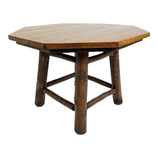 20Thc Octagonal Old Hickory Side Table For Sale
