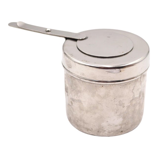 Mid 20th Century Waldorf Astoria Silver Plated Brass Chafing Dish Fuel Holder For Sale