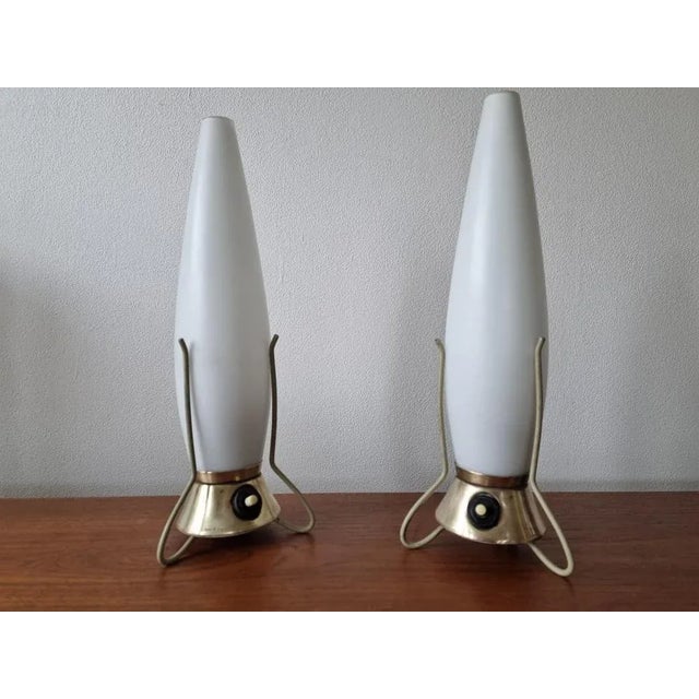 Mid-Century Zukov Rocket Table Lamps, 1960s, Set of 2 For Sale - Image 6 of 15