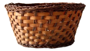 Vintage Woven Basket Bowl