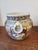 Black Pair of Japanese Satsuma Jars, Hand Painted Kutani Style Pottery, Vintage Oriental Vases With Handles, Signed Gilded Decor For Sale - Image 8 of 15