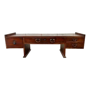 19th Century Antique Solid Teak-Rosewood Low Coffee Table.