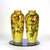 Pair Antique Moorcroft High Glaze Floral Pottery Vase (Drilled for Lamp Bases) For Sale - Image 4 of 10