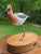 Late 20th Century American Avocet Tim TerMeer 1/30 Hand-Painted Metal Sculpture Spinning Wood Base For Sale - Image 13 of 13