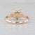 Vintage Woods Round Opal Cabochon Solitaire Ring 14k Yellow Gold Size 6.25 For Sale In Greensboro - Image 6 of 8
