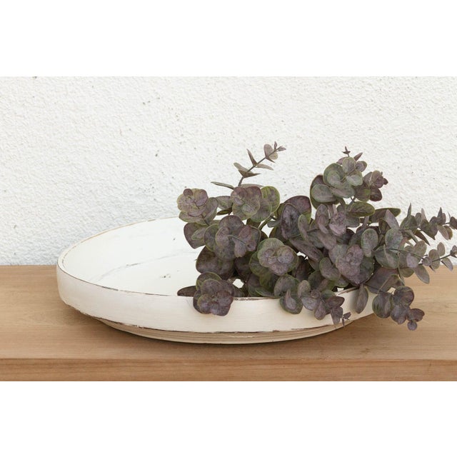 A humble utilitarian object with incredible sculptural presence, this large wooden tray hails from the high Himalayas of...