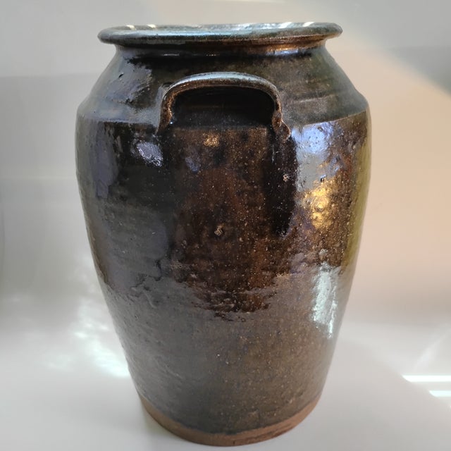 Antique 2 Gal Catawba Valley Storage Jar For Sale - Image 9 of 13