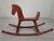Vintage Wooden Rocking Horse, 1963 For Sale - Image 6 of 15