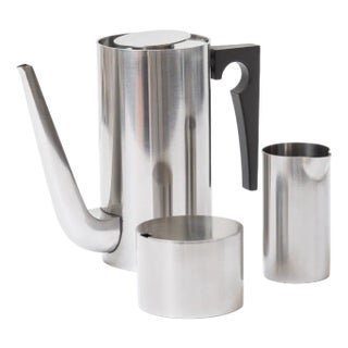 Coffee Service by Arne Jacobsen for Stelton, Set of 3 For Sale