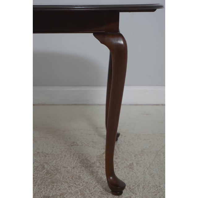 Ethan Allen Queen Anne Cherry Dining Room Table For Sale In Philadelphia - Image 6 of 18