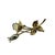 Mid 20th Century Fred Paris 18k Yellow and White Gold Diamond Rose Brooch/Pin For Sale - Image 4 of 6