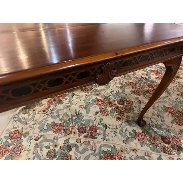 Antique Mahogany Dining and Console Table For Sale - Image 9 of 10