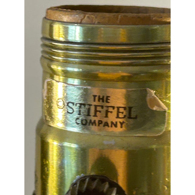 Stiffel Vintage Stiffel Ostrich Egg Table Lamp For Sale - Image 4 of 7